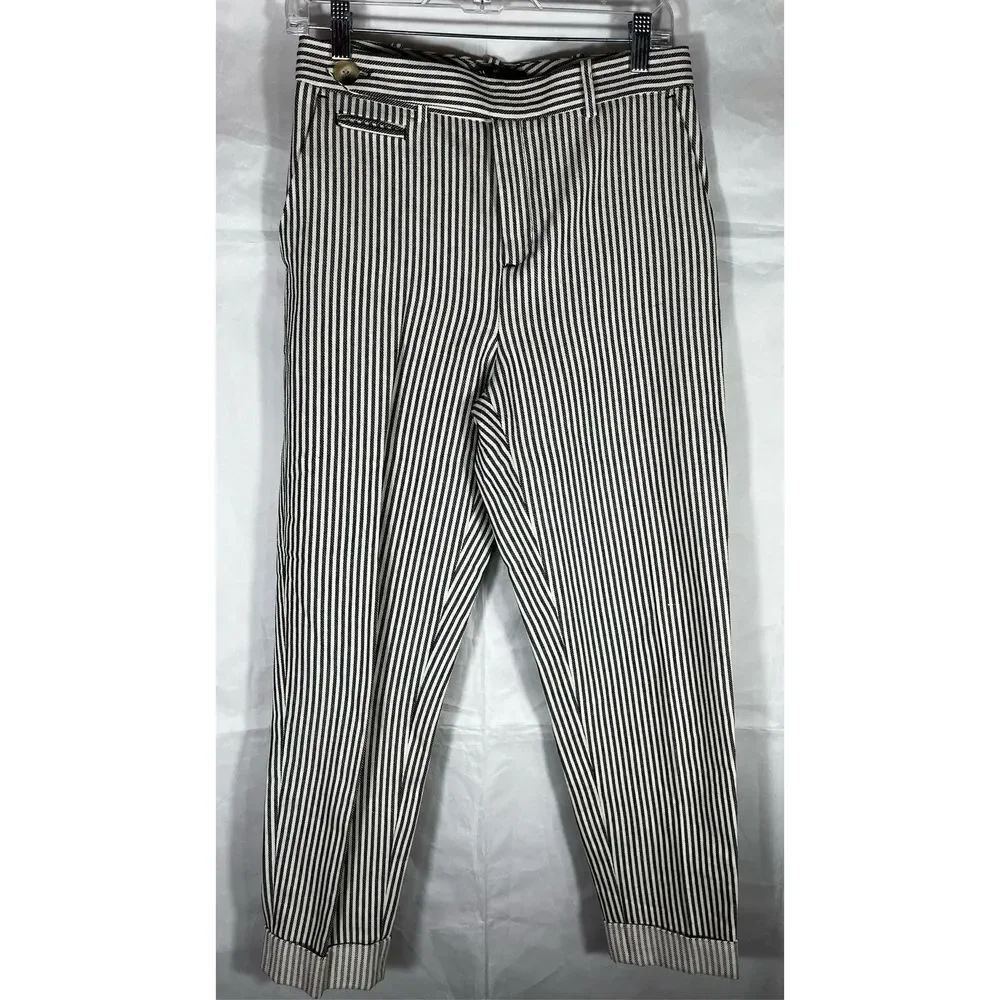 Zara striped trousers